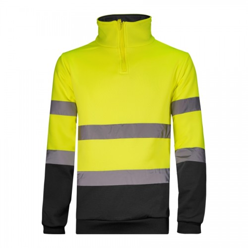 SWEAT M/FECHO ALTA VISIB CINZA/AMARELO WR.2.851 SWEAT M/FECHO ALTA VISIB CINZA/AMARELO WR.2.851